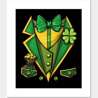 Leprechaun Costume Saint Patrick Day Suit Gift Posters and Art